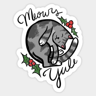 Yule Cat Sticker